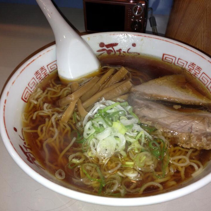 醤油ラーメン(釧路ラーメン 河むら 釧路本店)