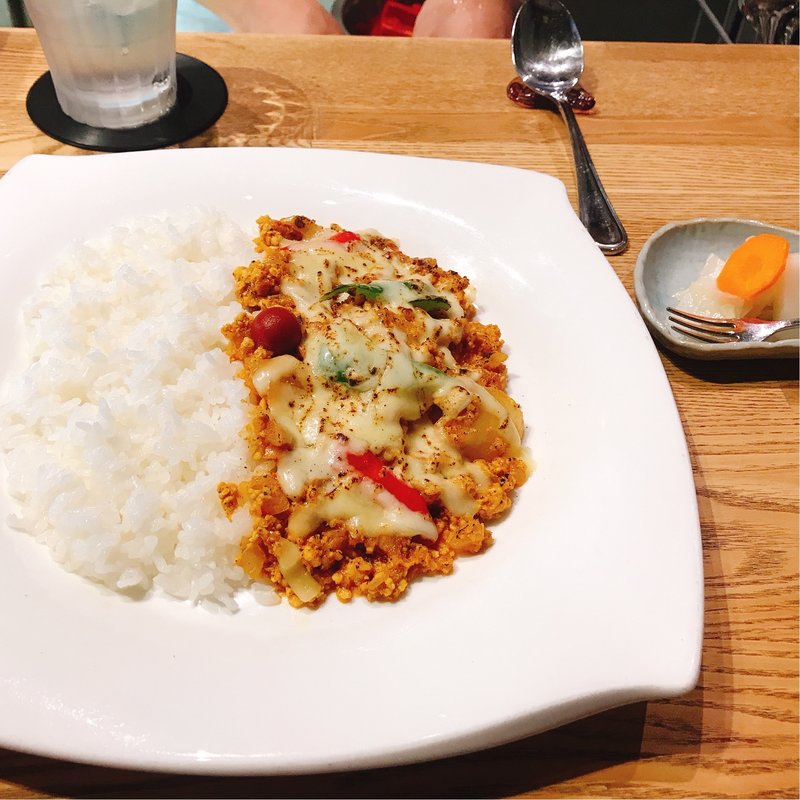 チーズキーマカレー（小）(スパイスチャンバー （SPICE CHAMBER）)