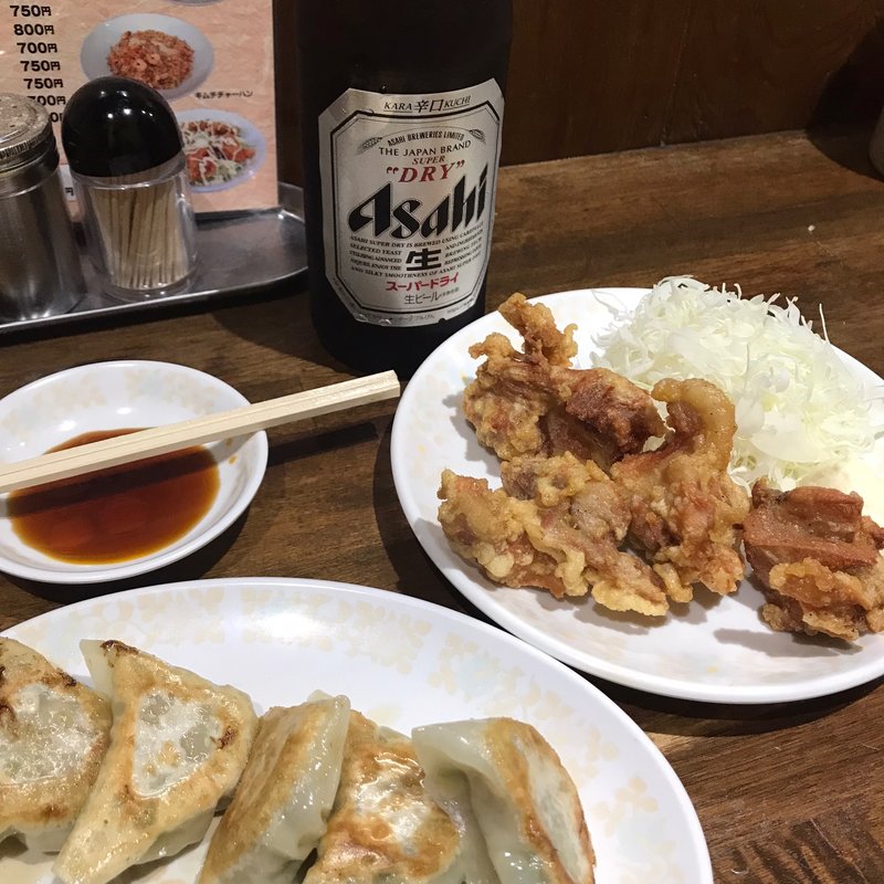 ビールセット(揚子江ラーメン 名門 神山店)