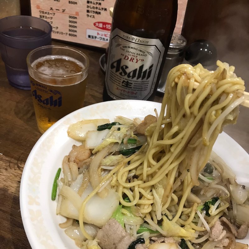 焼きそば(揚子江ラーメン 名門 神山店)