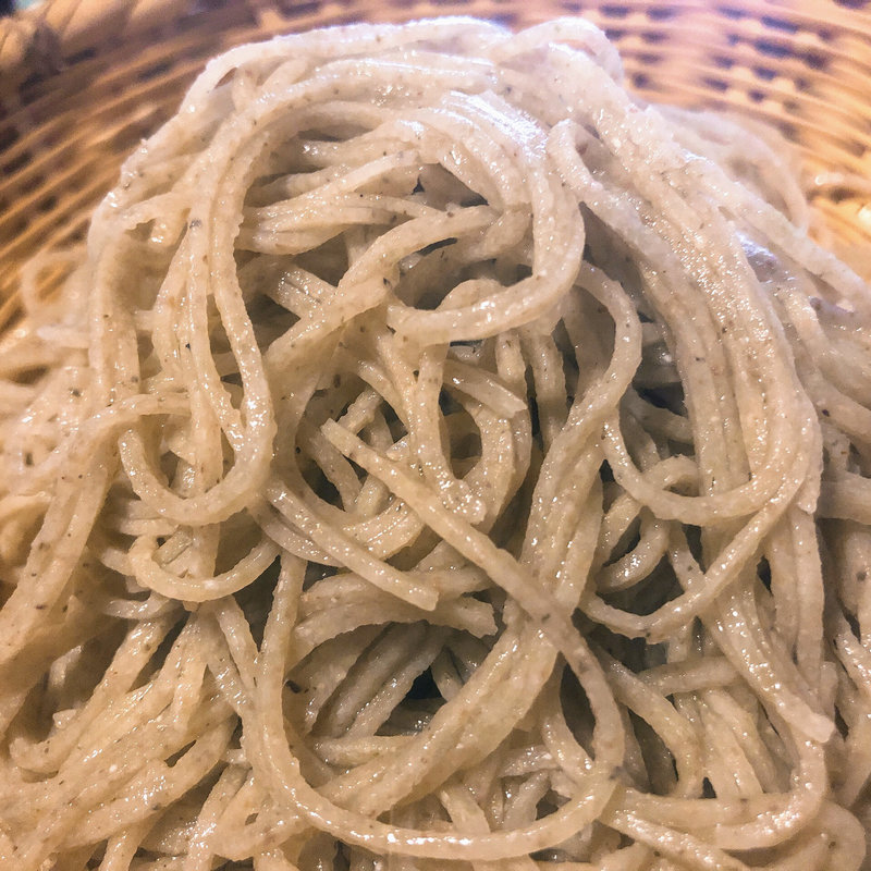 細切り蕎麦(胡蝶庵 仙波 （こちょうあんせんば）)