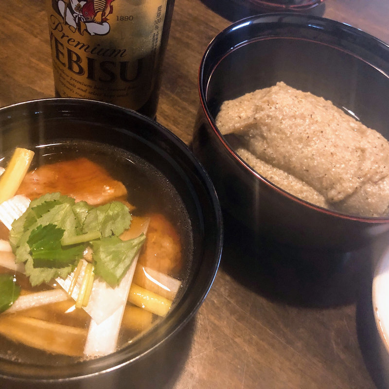 手挽き蕎麦がきと鴨碗(胡蝶庵 仙波 （こちょうあんせんば）)