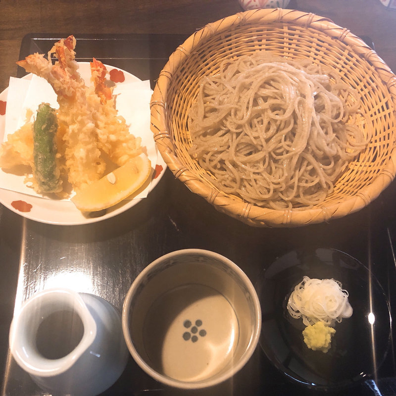 天ざる蕎麦(胡蝶庵 仙波 （こちょうあんせんば）)
