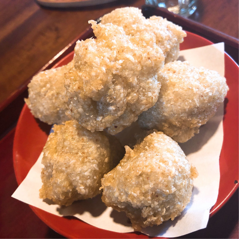 揚げ蕎麦がき(そばがき屋 ぐーちょきぱー)