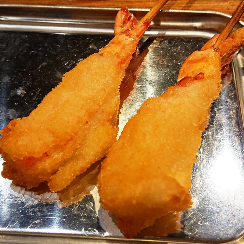 エビフライ(串かつ でんがな 武蔵新城店)