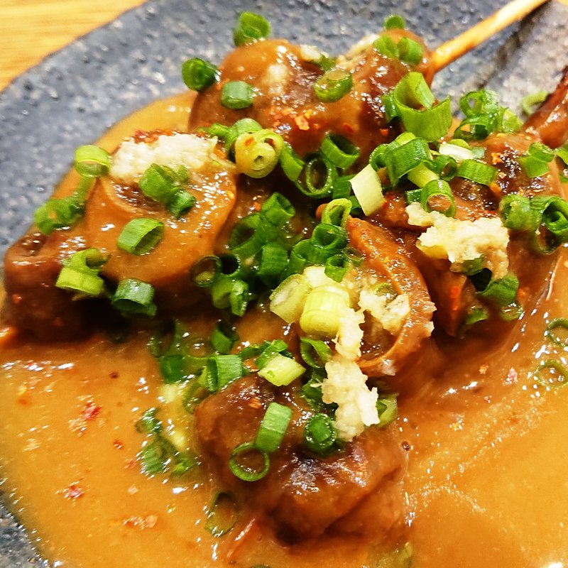 どて焼き 2本(串かつ でんがな 武蔵新城店)