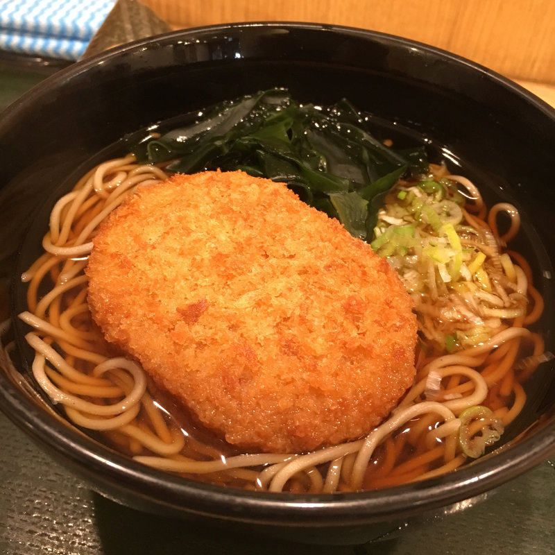 コロッケそばうどん(名代 箱根そば 町田店)