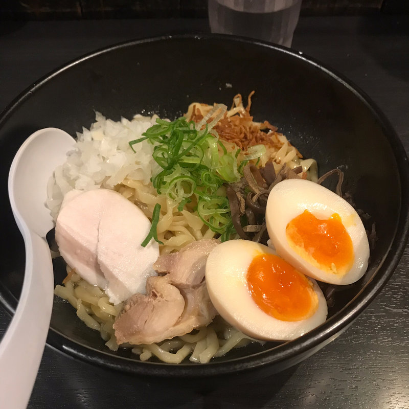鳥まぜそば 並 味玉トッピング(麺屋武一 初台店)