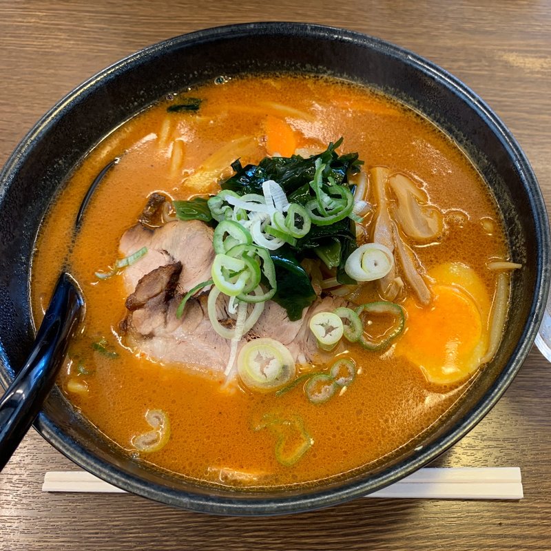 カレー味噌ラーメン(味の時計台 伊達インター店)