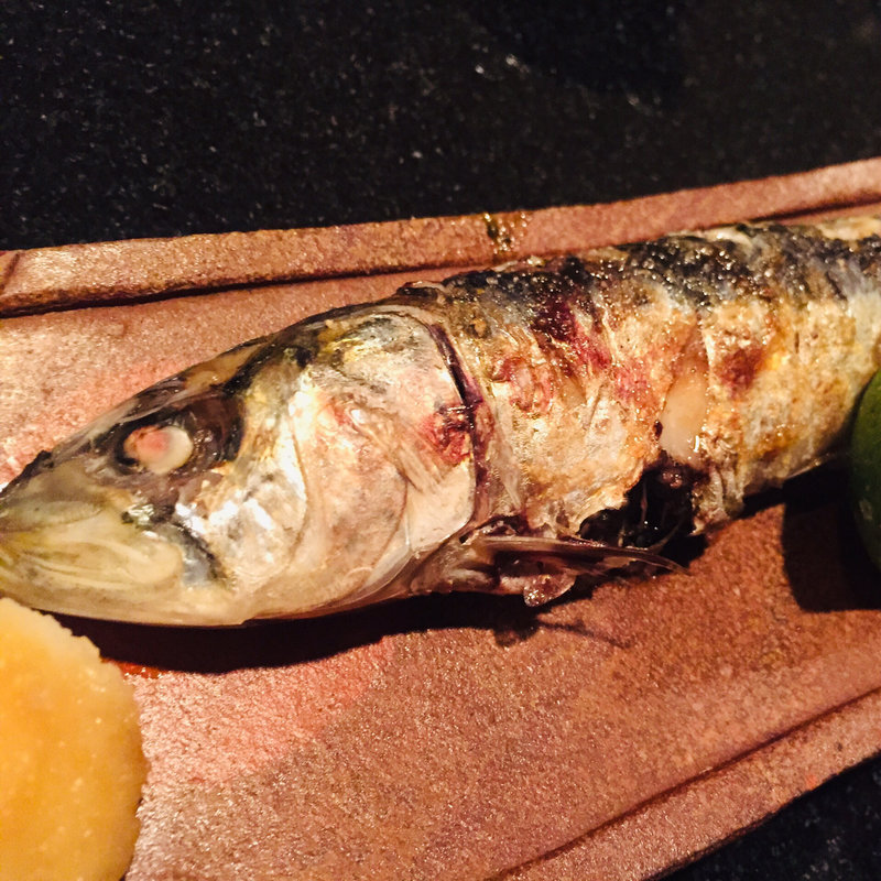 北海道産鰯の塩焼き(魚会 )