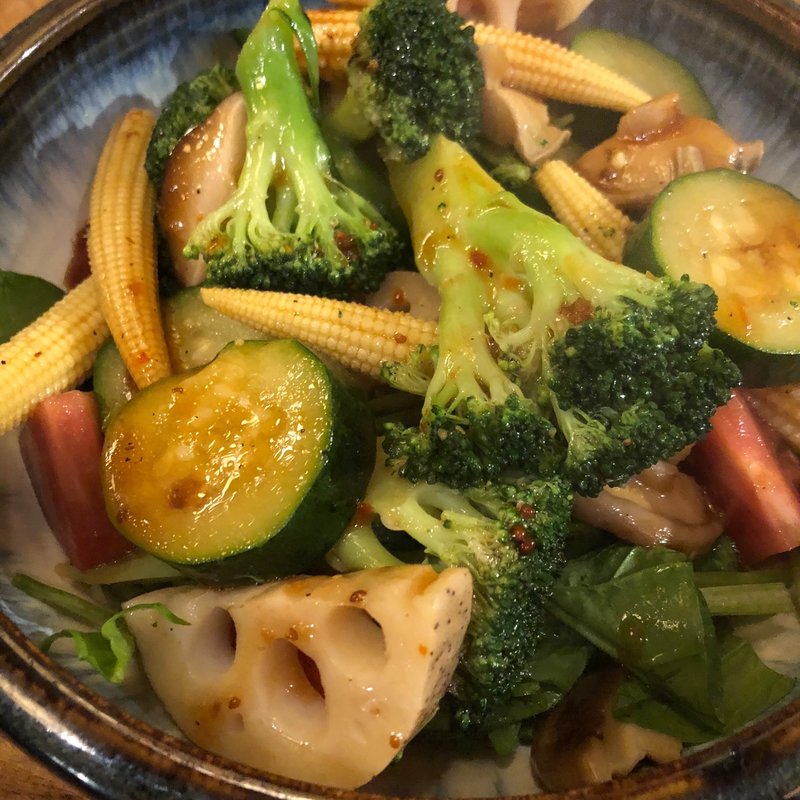 温野菜サラダ(炭と蕎麦と酒 今なら)