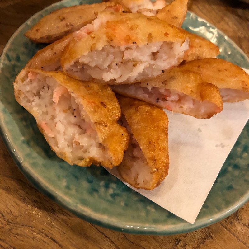 さつま揚げ(炭と蕎麦と酒 今なら)