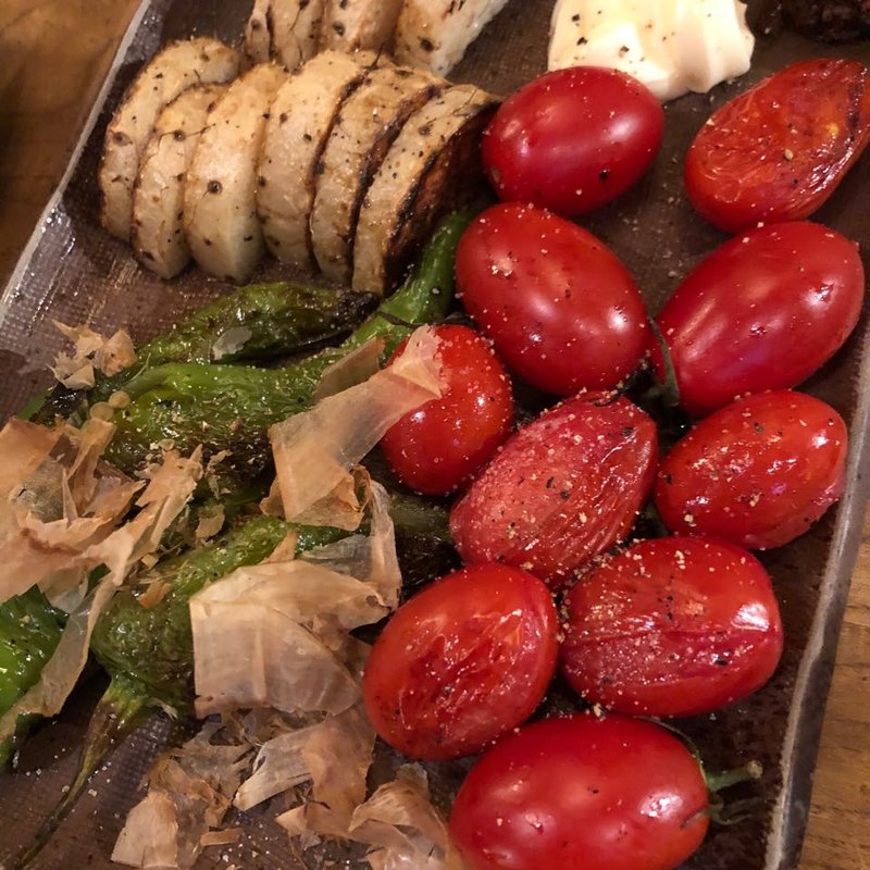 焼き野菜(炭と蕎麦と酒 今なら)