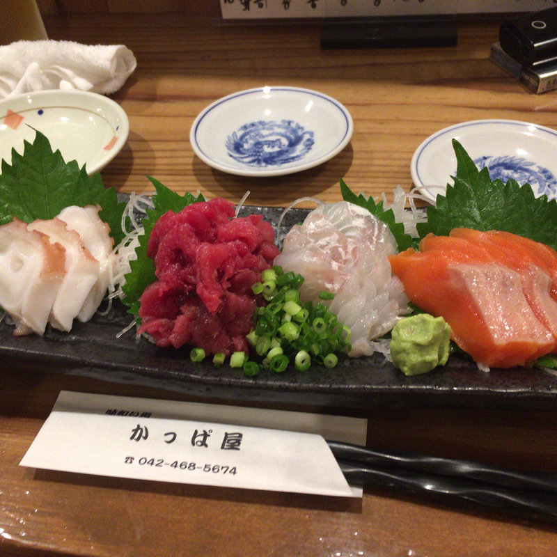 刺身盛り合わせ(かっぱ屋)