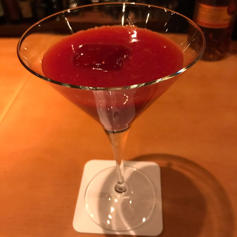 あまおうのカクテル(BAR OPUSno1)