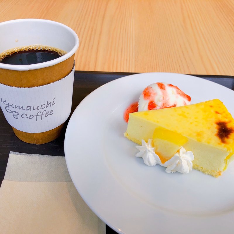 チーズケーキ＆熊牛珈琲(熊牛68珈琲)