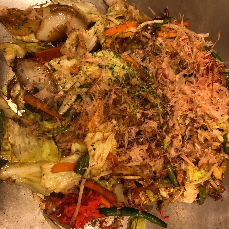 野菜炒め(花茶栗)