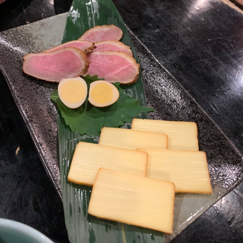 自家燻製三種盛り(ささの離)