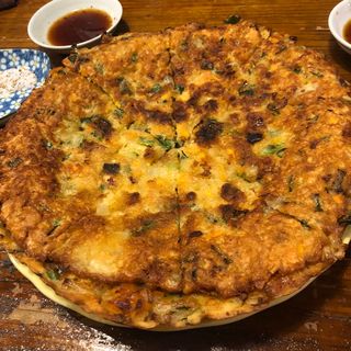 海鮮チヂミ(韓国料理 なると)