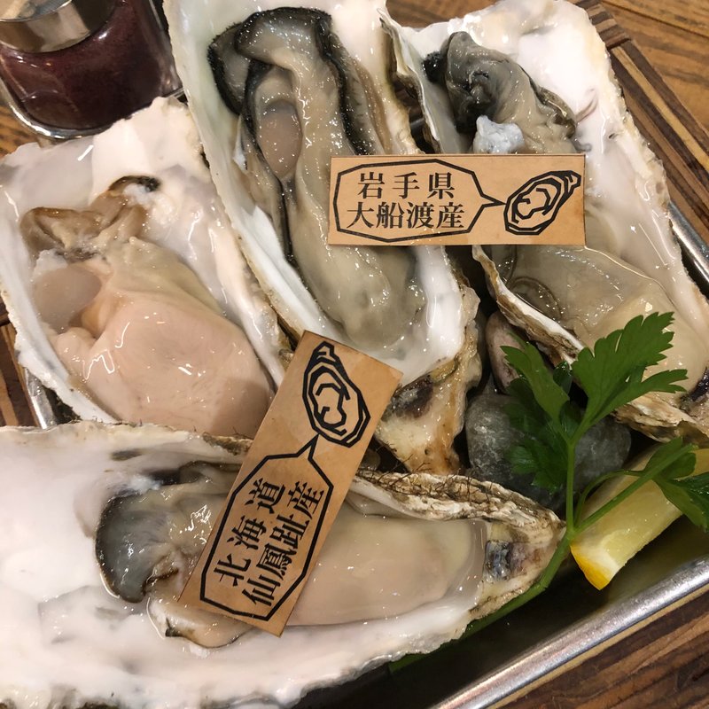 生牡蠣(メリケンサカナ 名駅店)