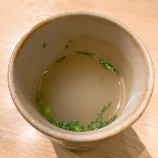 シメのスープ(博多とりかわ焼 偶)