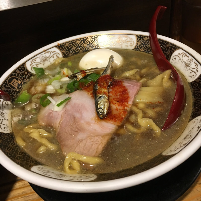 すごい煮干しラーメン 味玉(すごい煮干ラーメン凪 新宿ゴールデン街店本館 （【旧店名】ラーメン凪 煮干王）)