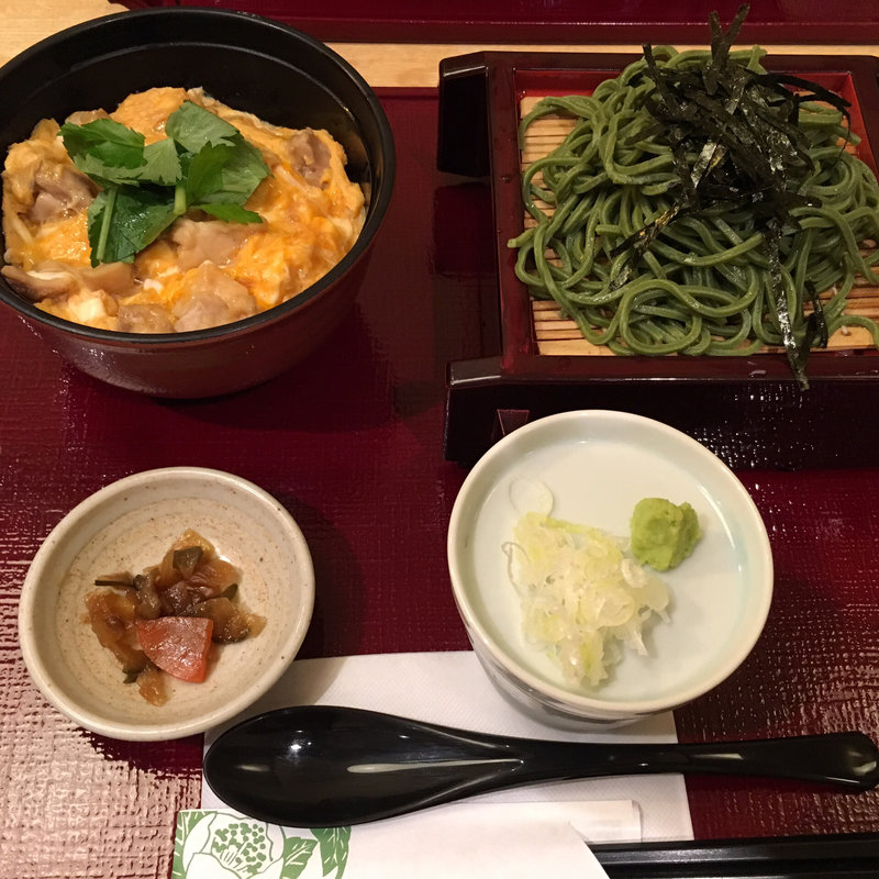親子丼、茶蕎麦セット(喜久水庵 南吉成本店 )