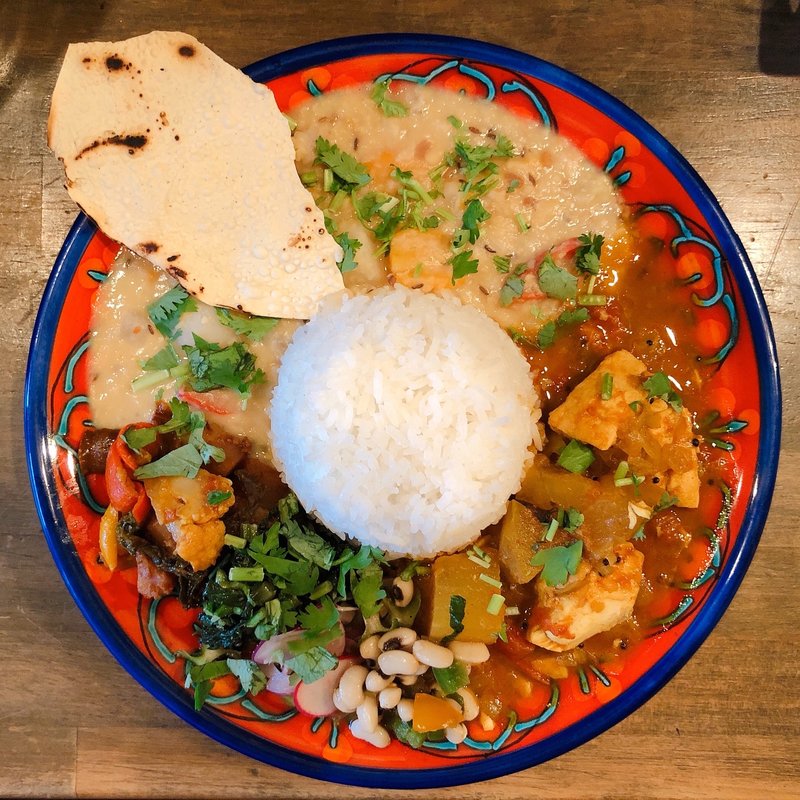 プレート2種(Indian canteen ami)