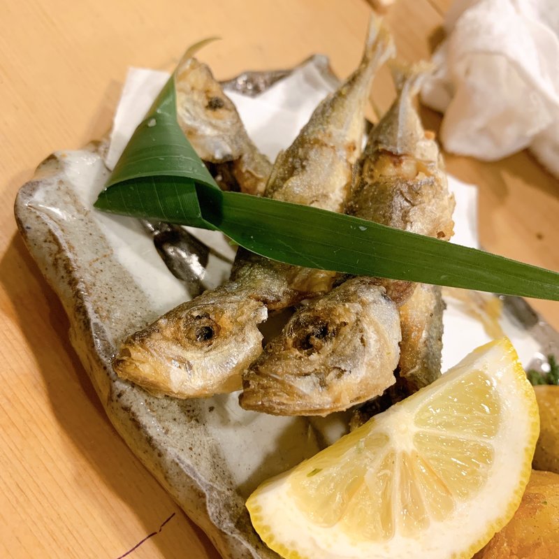小あじ揚げ(串幸)