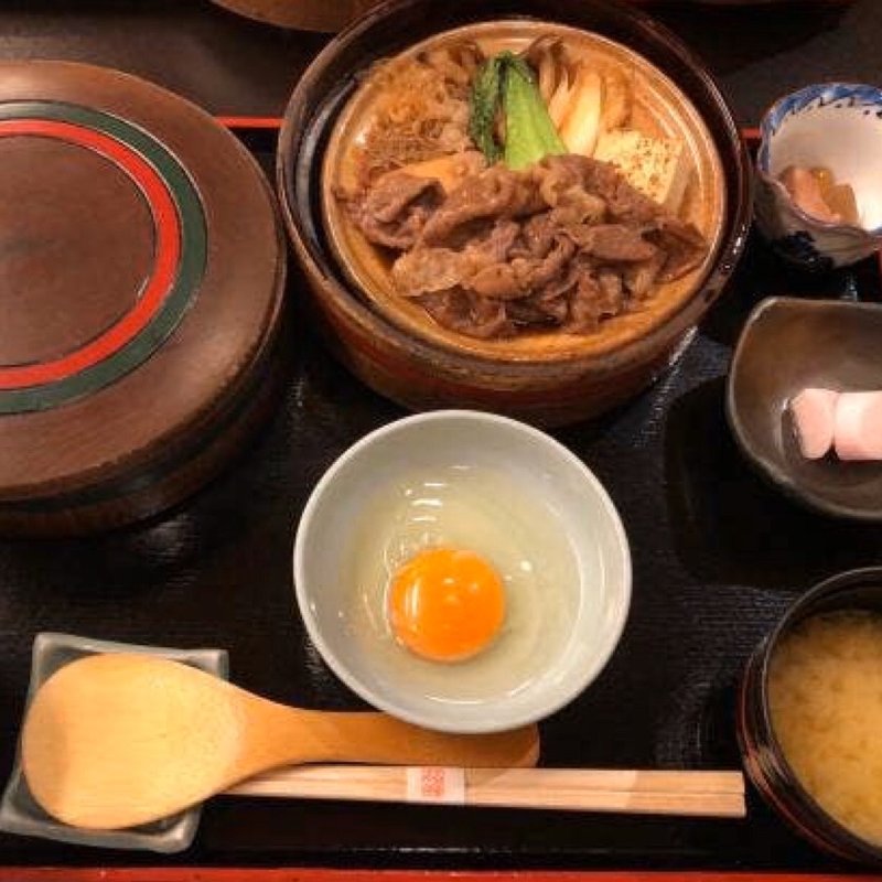 すき焼き定食(人形町今半 有楽町店)