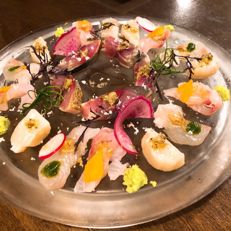 鮮魚のカルパッチョ(Agora sapporo)