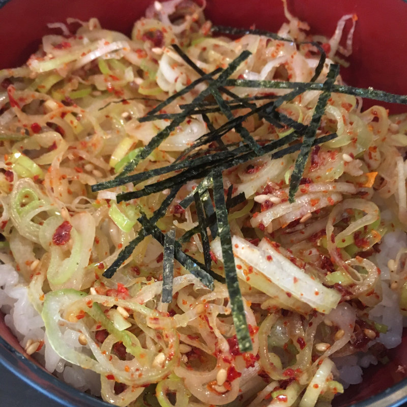 ねぎめし(三角山五衛門ラーメン)