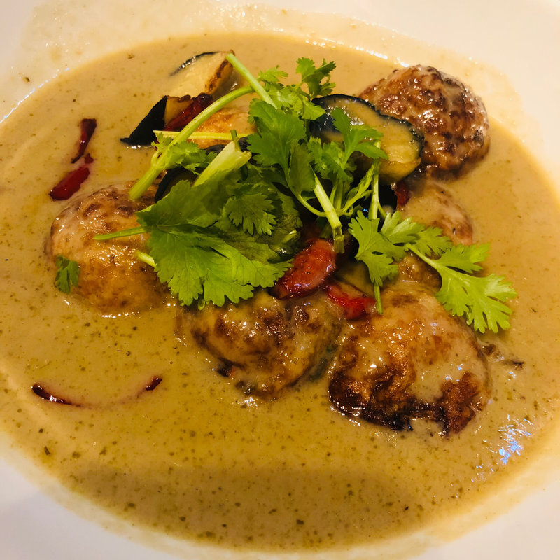 グリーンカレーたこ焼き(下北沢 うぶたこ  )