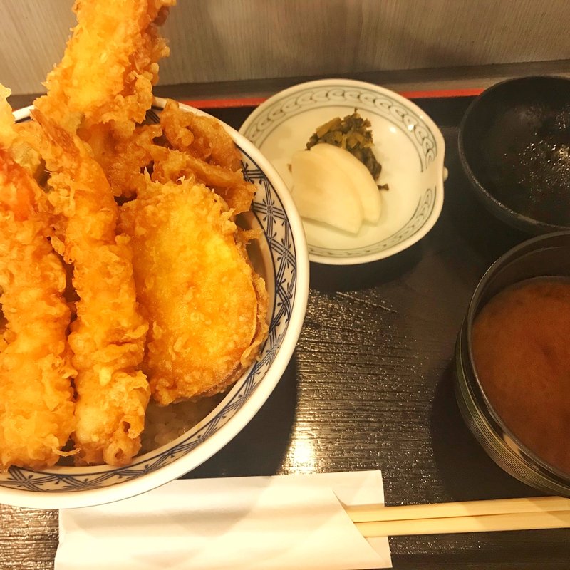 上天丼(天ぷら新宿つな八 新宿西口店)