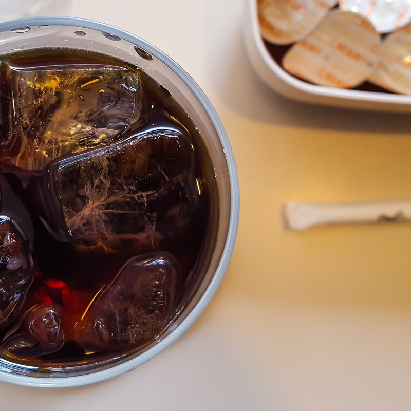 ドリップアイスコーヒー(喫茶室ルノアール 市ヶ谷駅前店)