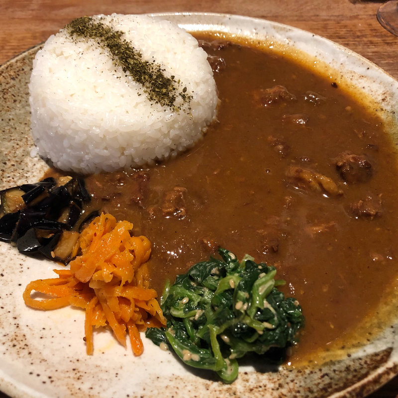 牛すじ味噌煮カレー(yuzuki)