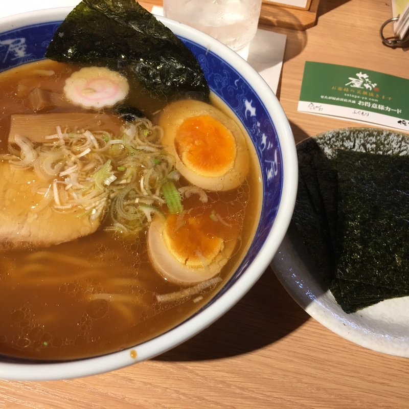 のり玉ラーメン(ひるがお アクアシティお台場店)