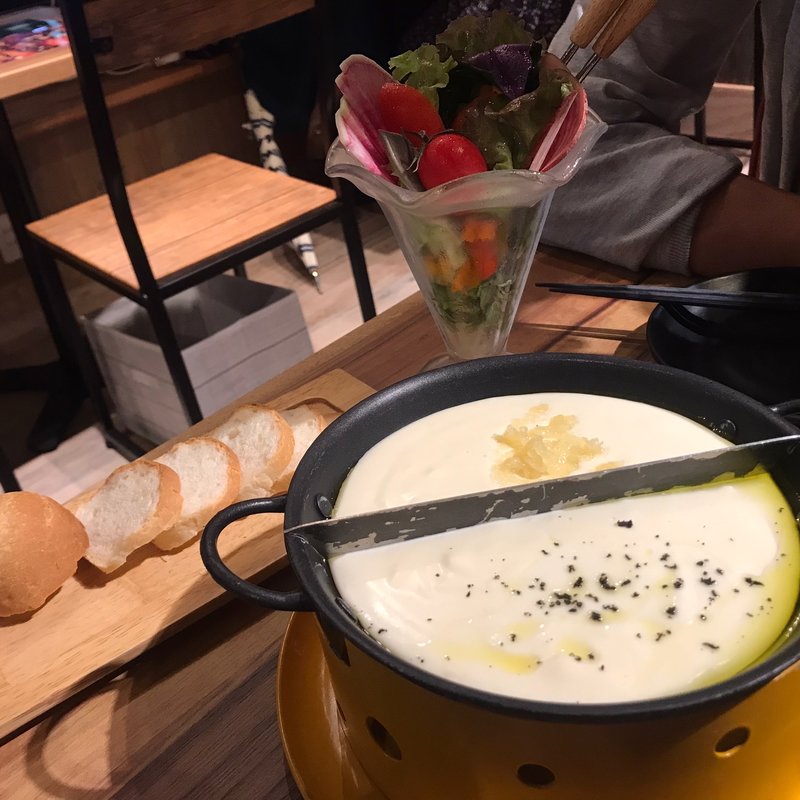 新鮮産直野菜のラクレットチーズフォンデュ(渋谷ガーデンファーム )