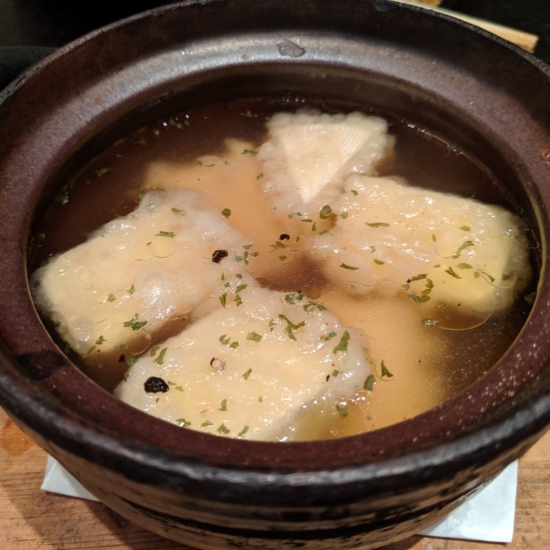 カマンベールとお餅の揚げ出し(満月はなれ)