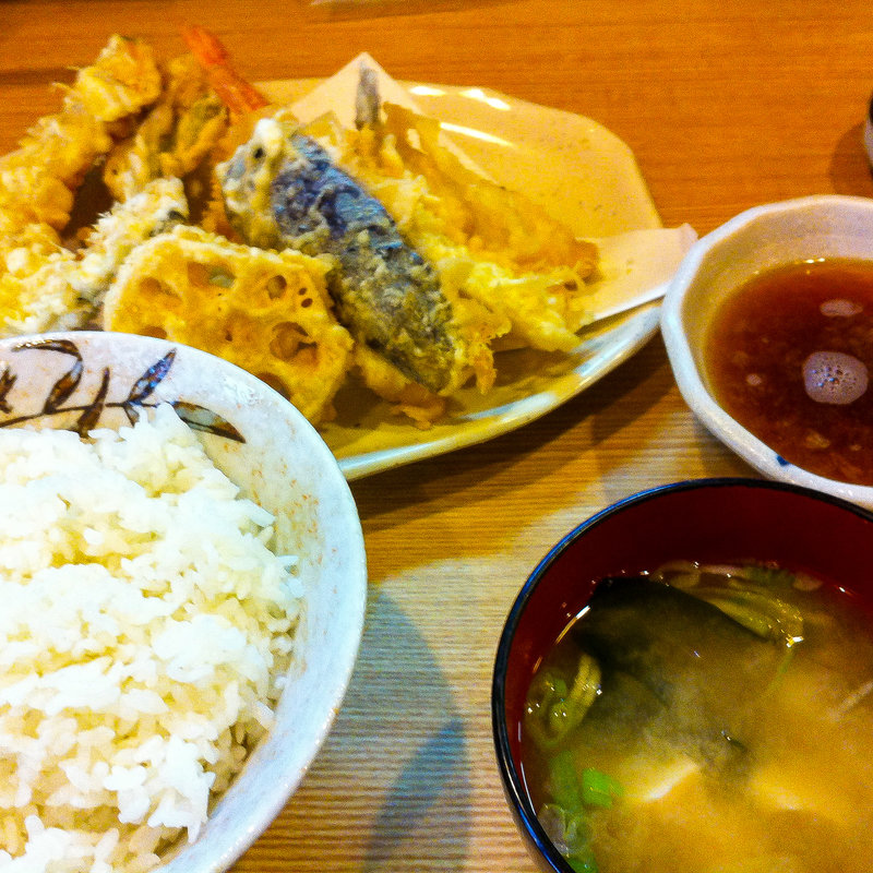 天婦羅定食(はちまき )