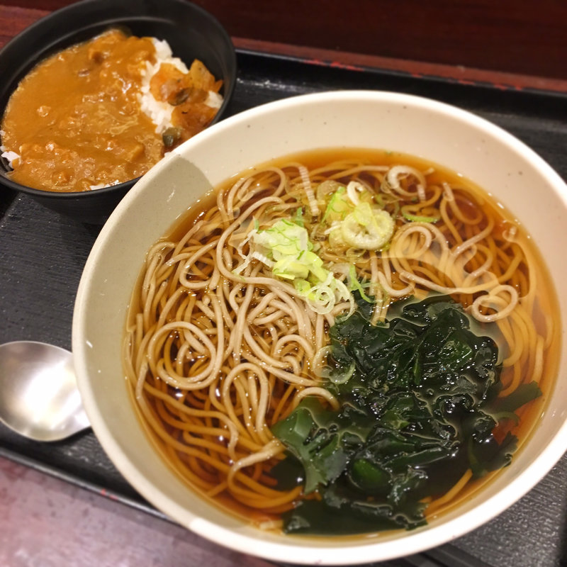 ミニカレーセット(越後そば 東京店)
