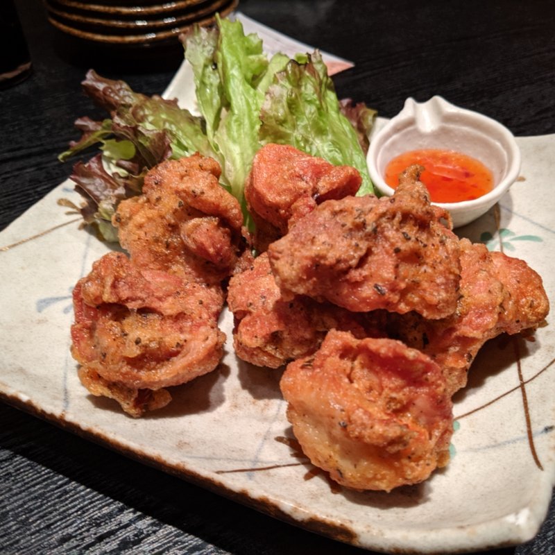 特製スパイシー鶏の唐揚げ(満月はなれ)