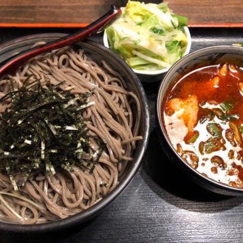 豚辛つけ蕎麦(BONSAI)