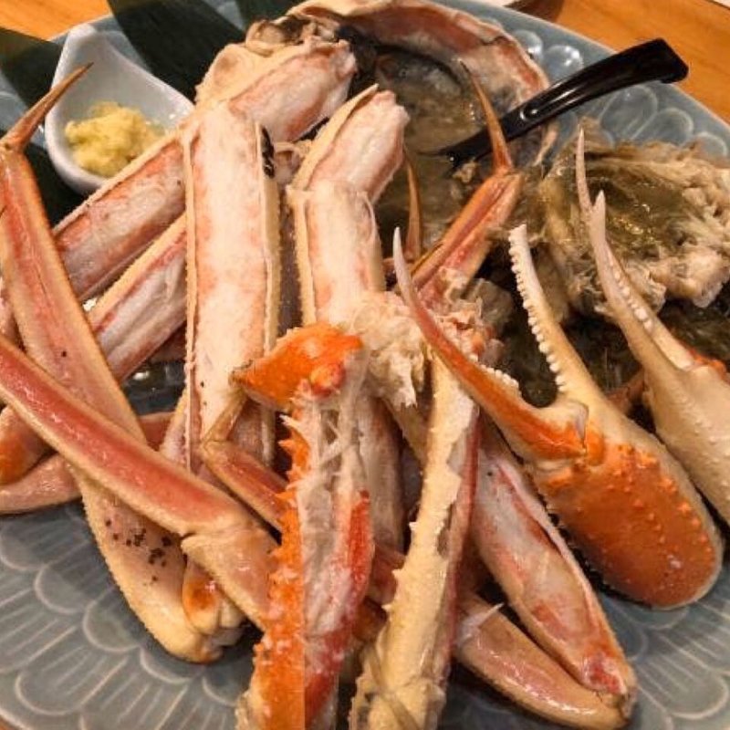 松葉蟹蒸し(旬菜庵あさの)