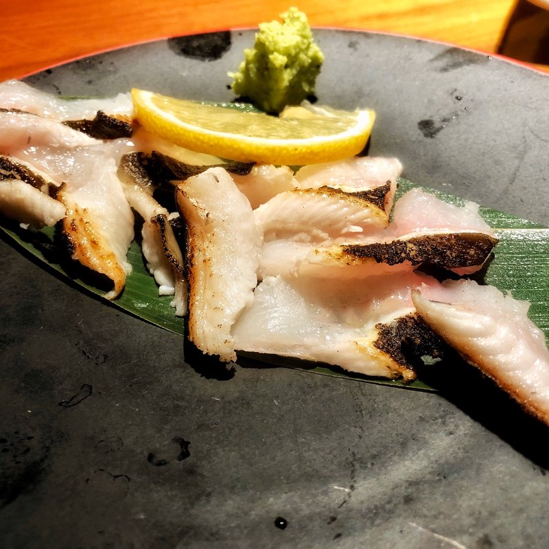 活〆穴子の刺身(月○海 香椎店)