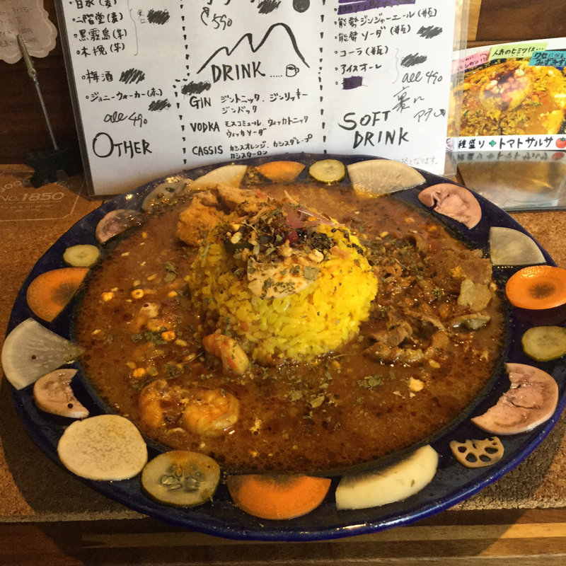3種盛り(ココペリカレー南森町店)