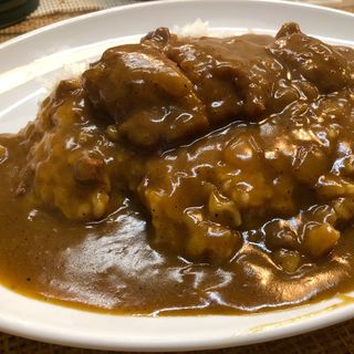 サービスカレー（チキンカツ）大盛(カレーのＴＯＫＵＭＡＳＡ 瓦町店 （得正）)