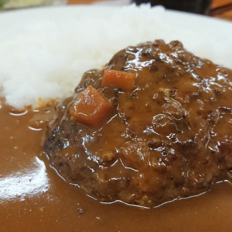 ハンバーグカレー(台所 猫ニャン)