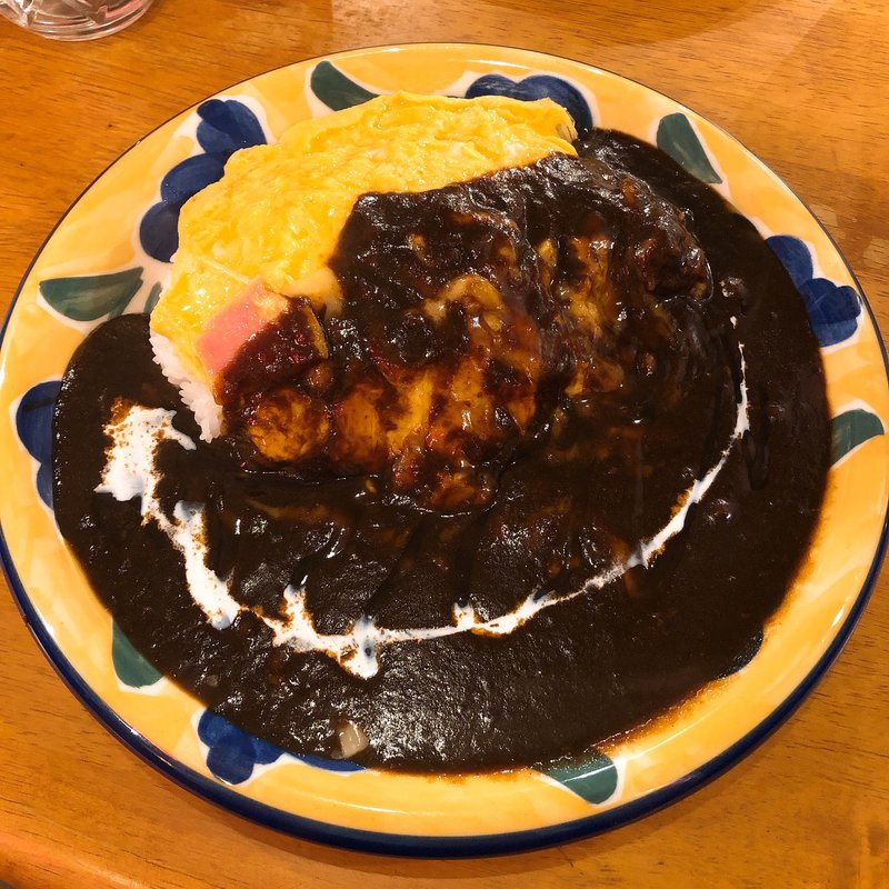 オムレツカレー(博多文化屋カレー店)