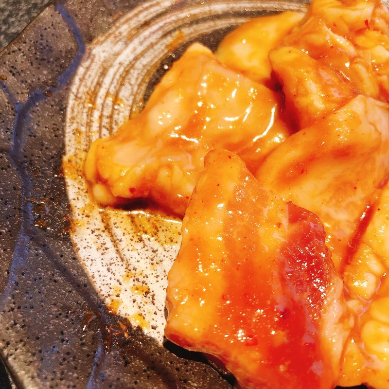 ホルモン定食(炭火焼肉 梵仁)